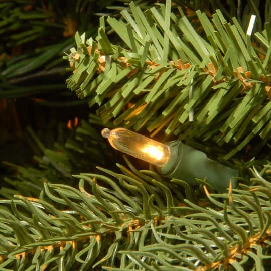 6.5 ft. Pre-Lit Jersey Fraser Fir Slim Artificial Christmas Tree, Clear Lights